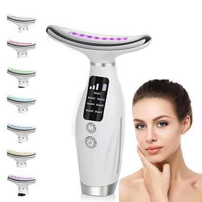 Face Neck Lifting and Tightening Massager Anti-Aging Device, Wrinkle and Double Chin Remover Beauty Device