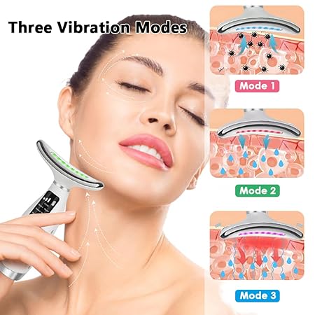 Face Neck Lifting and Tightening Massager Anti-Aging Device, Wrinkle and Double Chin Remover Beauty Device
